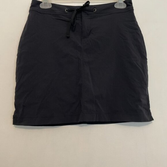 COLUMBIA Sonora Pass Skort Black Zip Fly Drawstring Waist Activewear Athletic 2 - Picture 3 of 12